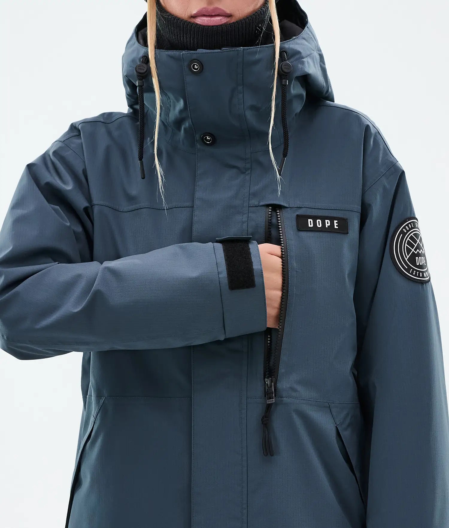 Blizzard W Full Zip Snowboard Jacket Women Metal Blue novo