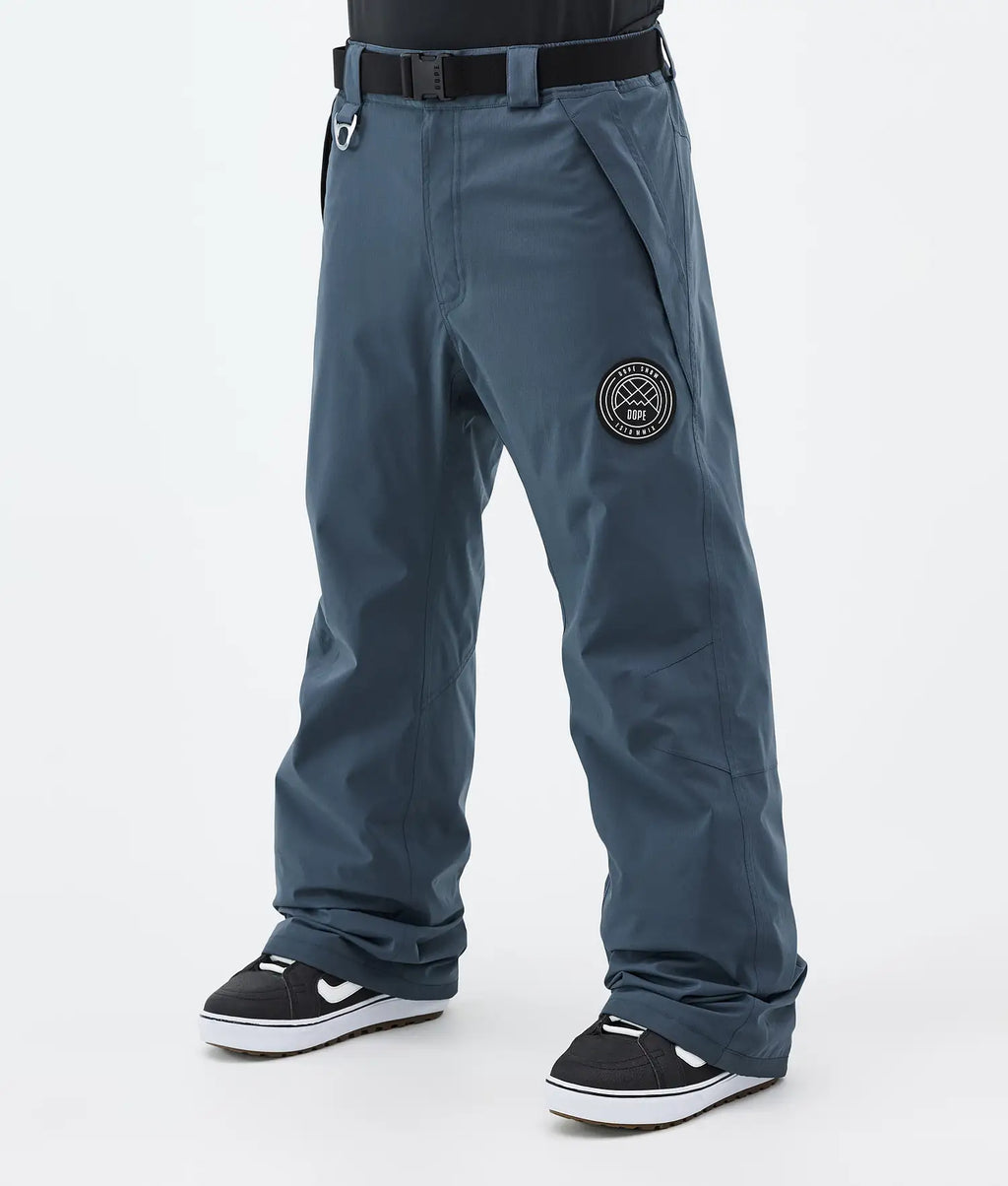 Blizzard snowboard pants men metal blue