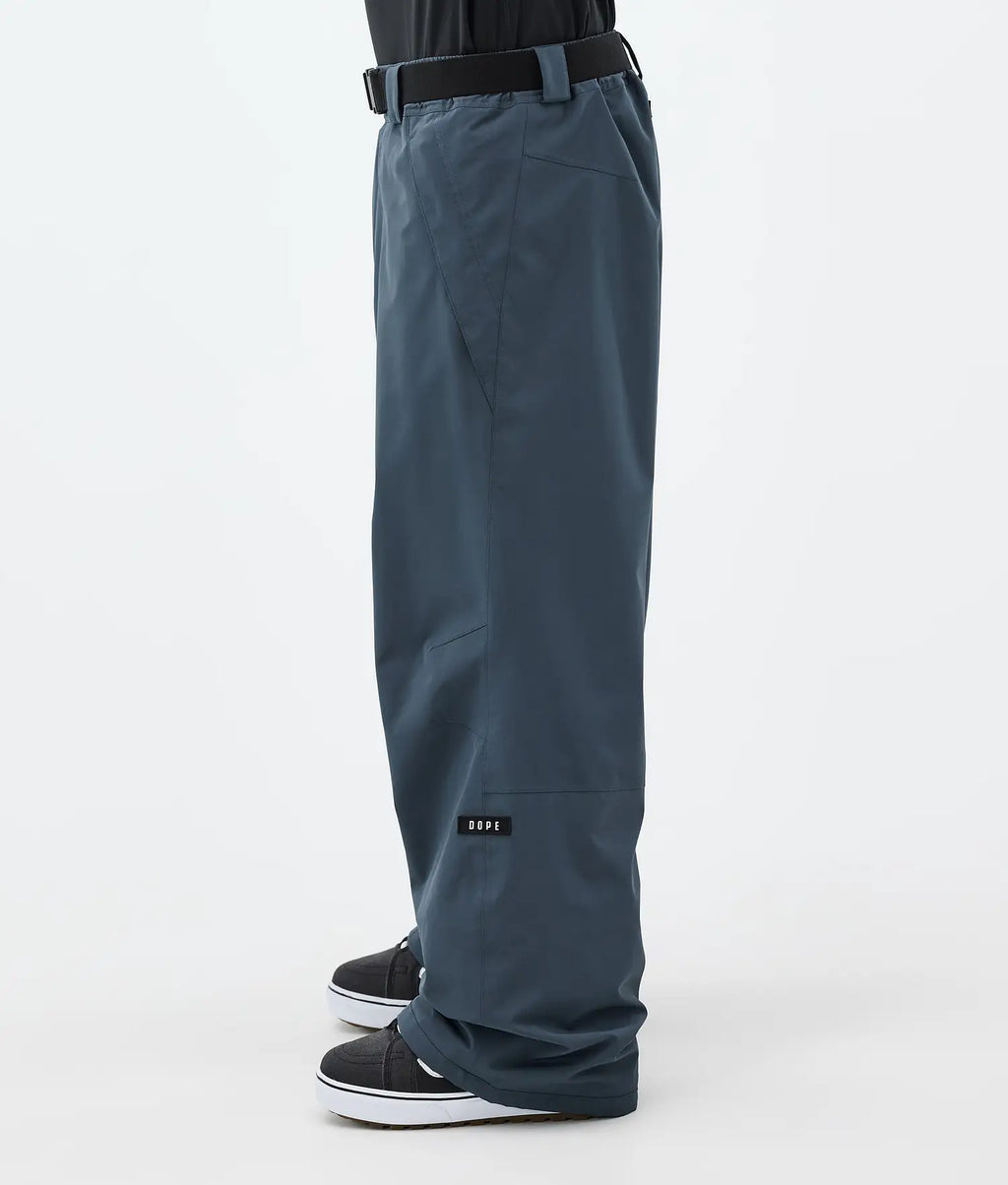 Big Snowboard Pants Men Metal Blue