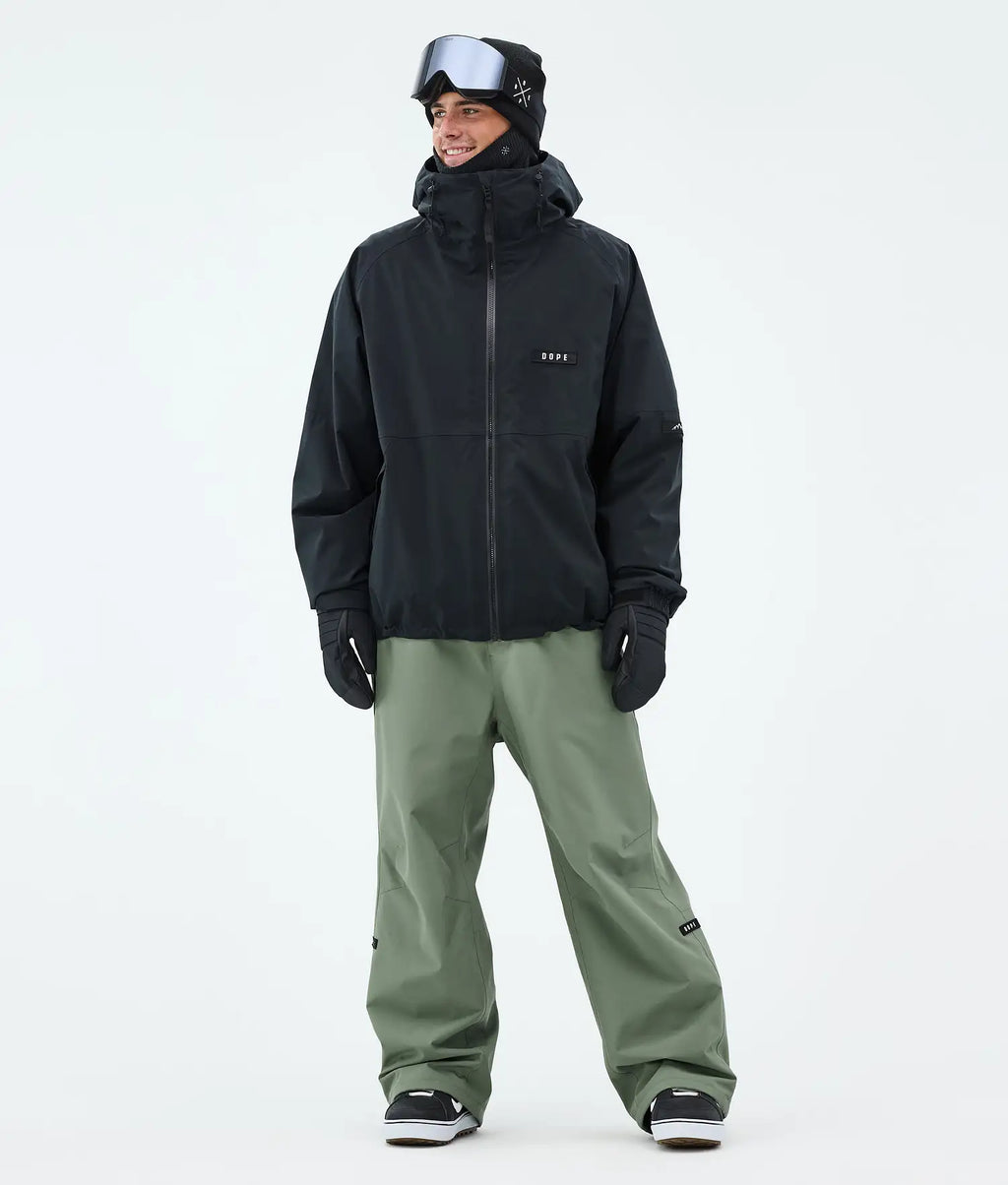 Big Snowboard Pants Men Moss Green novo