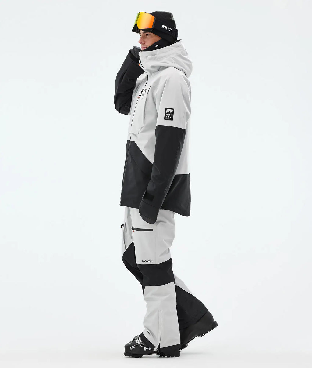 Veste de ski Arch pour homme - Gris clair/Noir