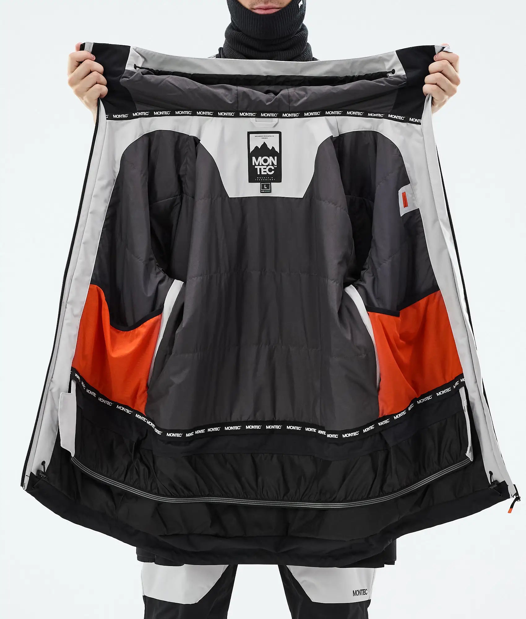 Veste de ski Arch pour homme - Gris clair/Noir