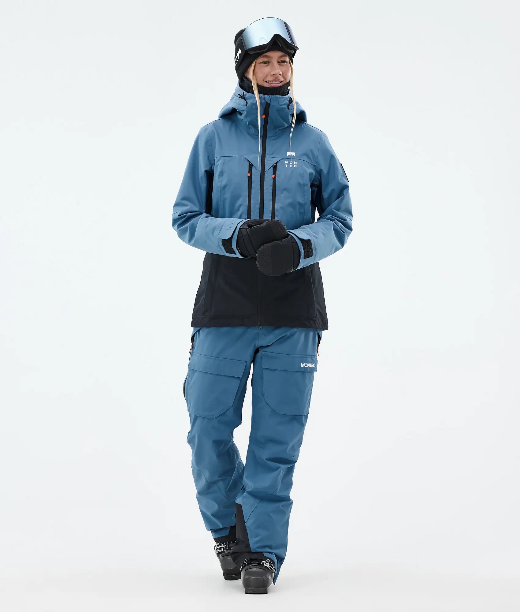 Pantalon de ski Kirin W pour femme - Bleu acier