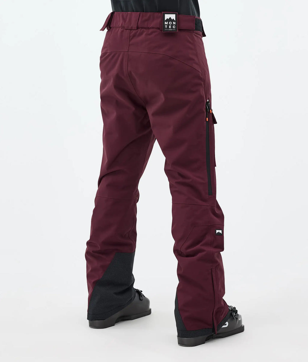 Pantalon de ski Kirin W pour femme - Bordeaux