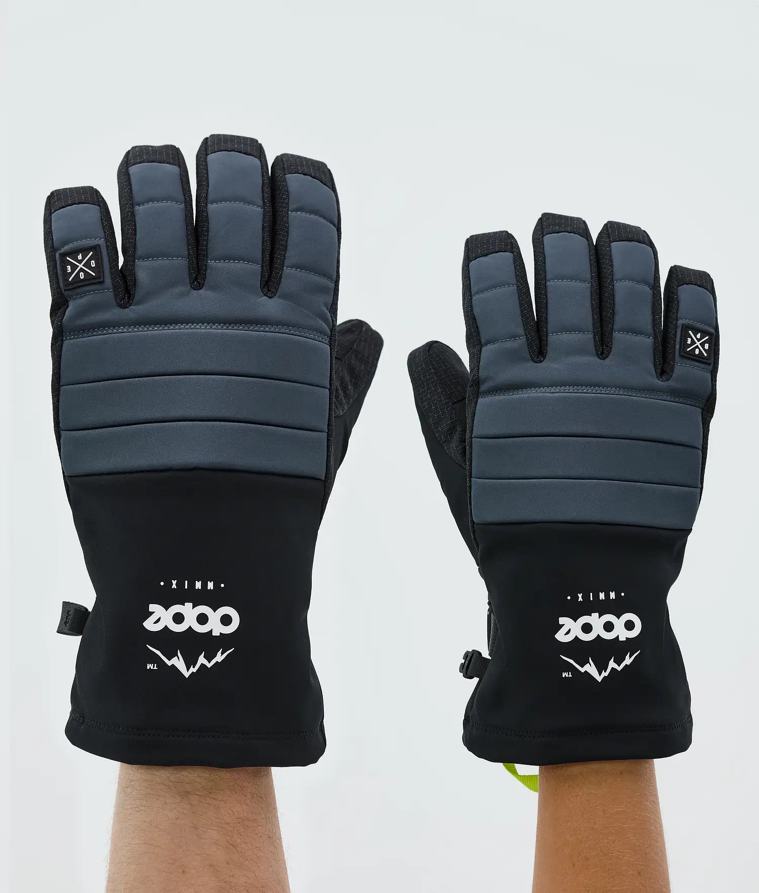 Ace Ski Gloves Metal Blue