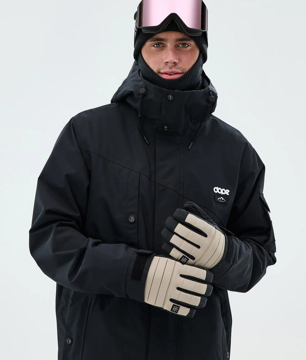 Ace Ski Gloves Sand
