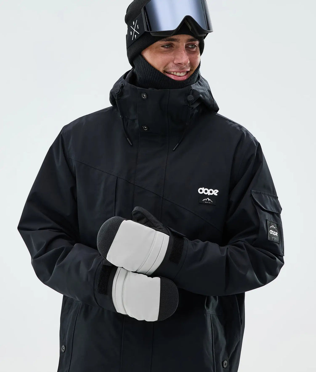 Ace Mittens Light Grey