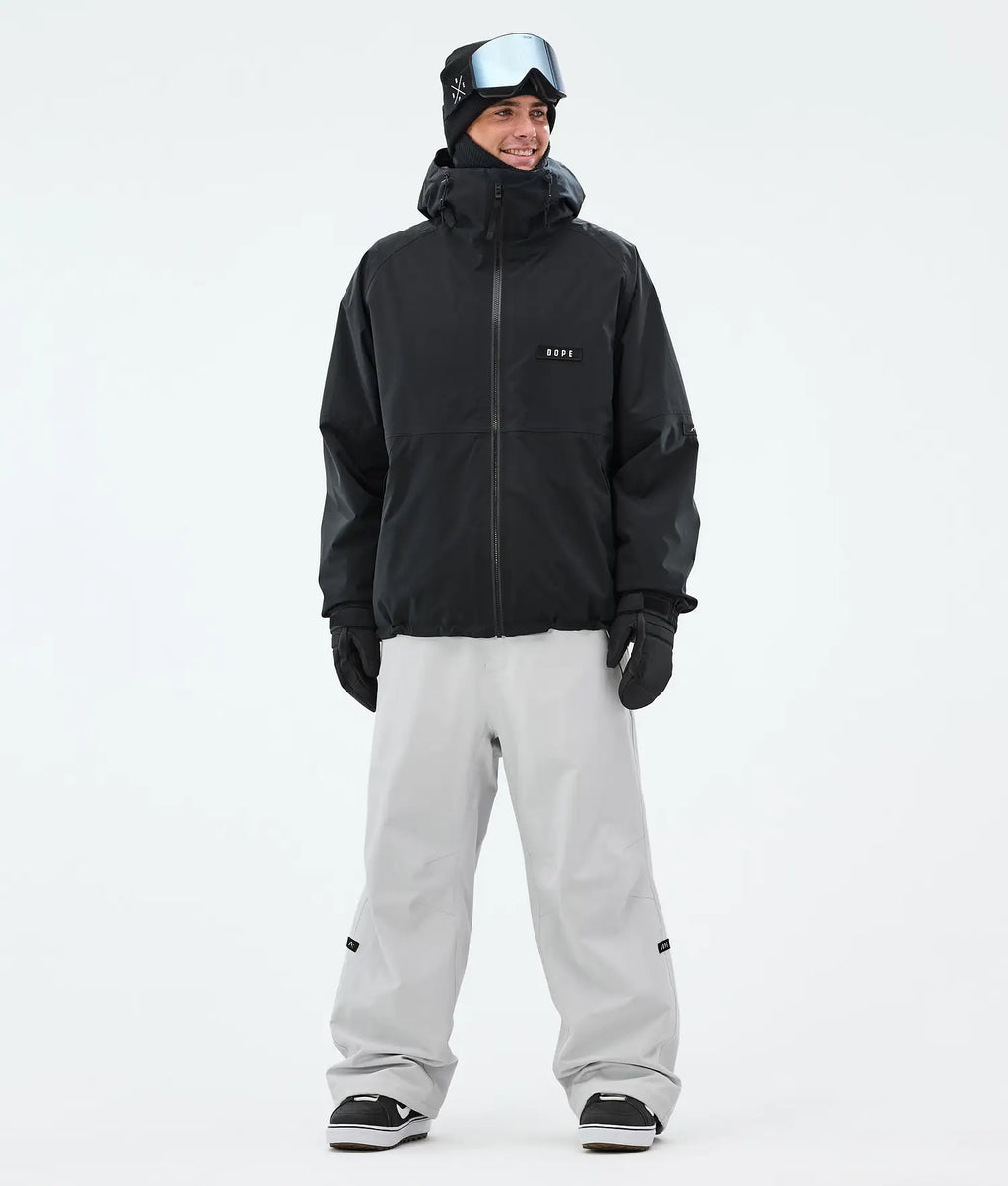 Big Snowboard Pants Men Light Grey