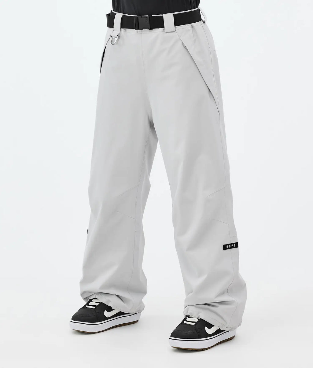 Big W Snowboard Pants Women Light Grey novo