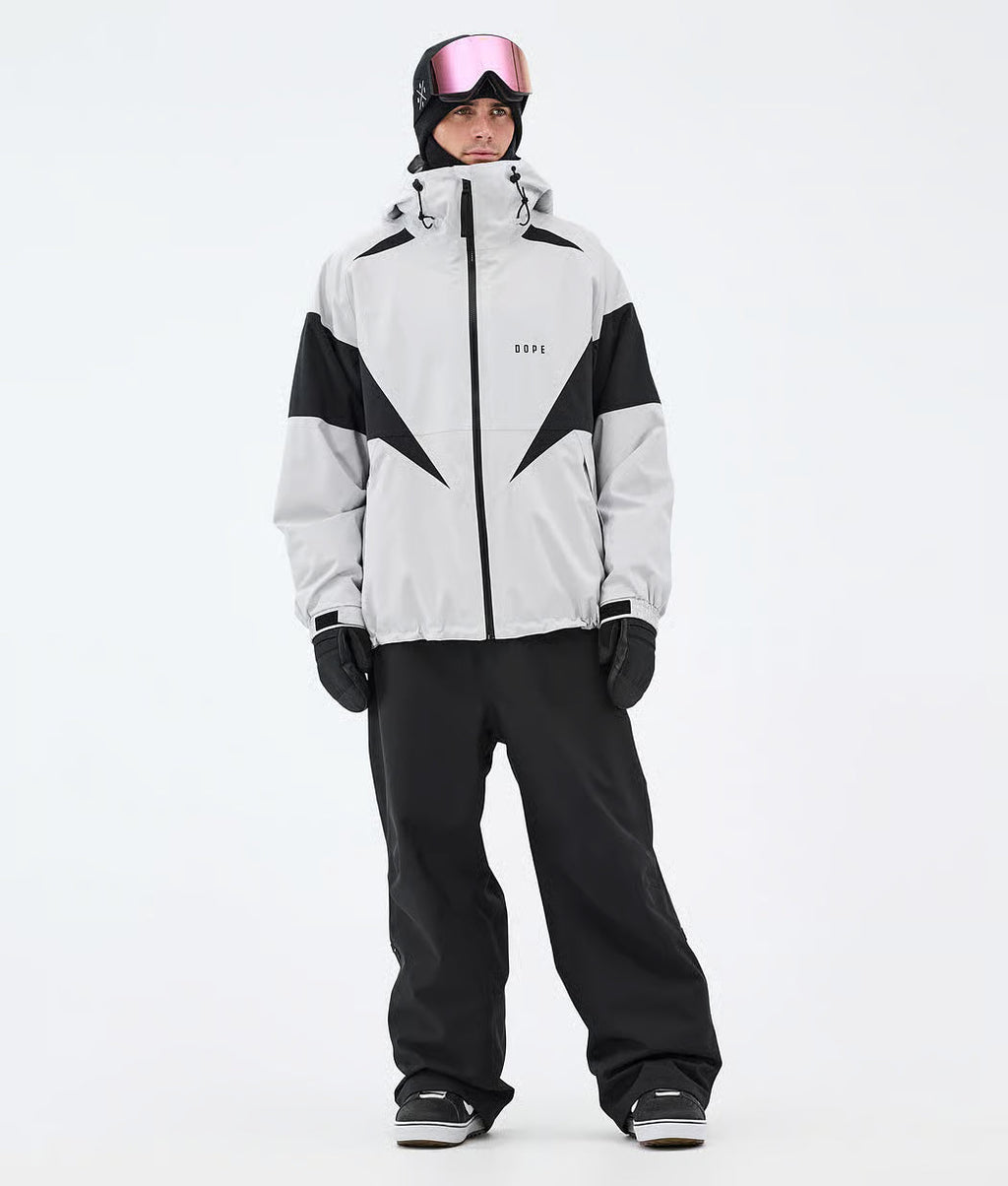 Spartan Snowboard Jacket Men Spike Light Grey/Black
