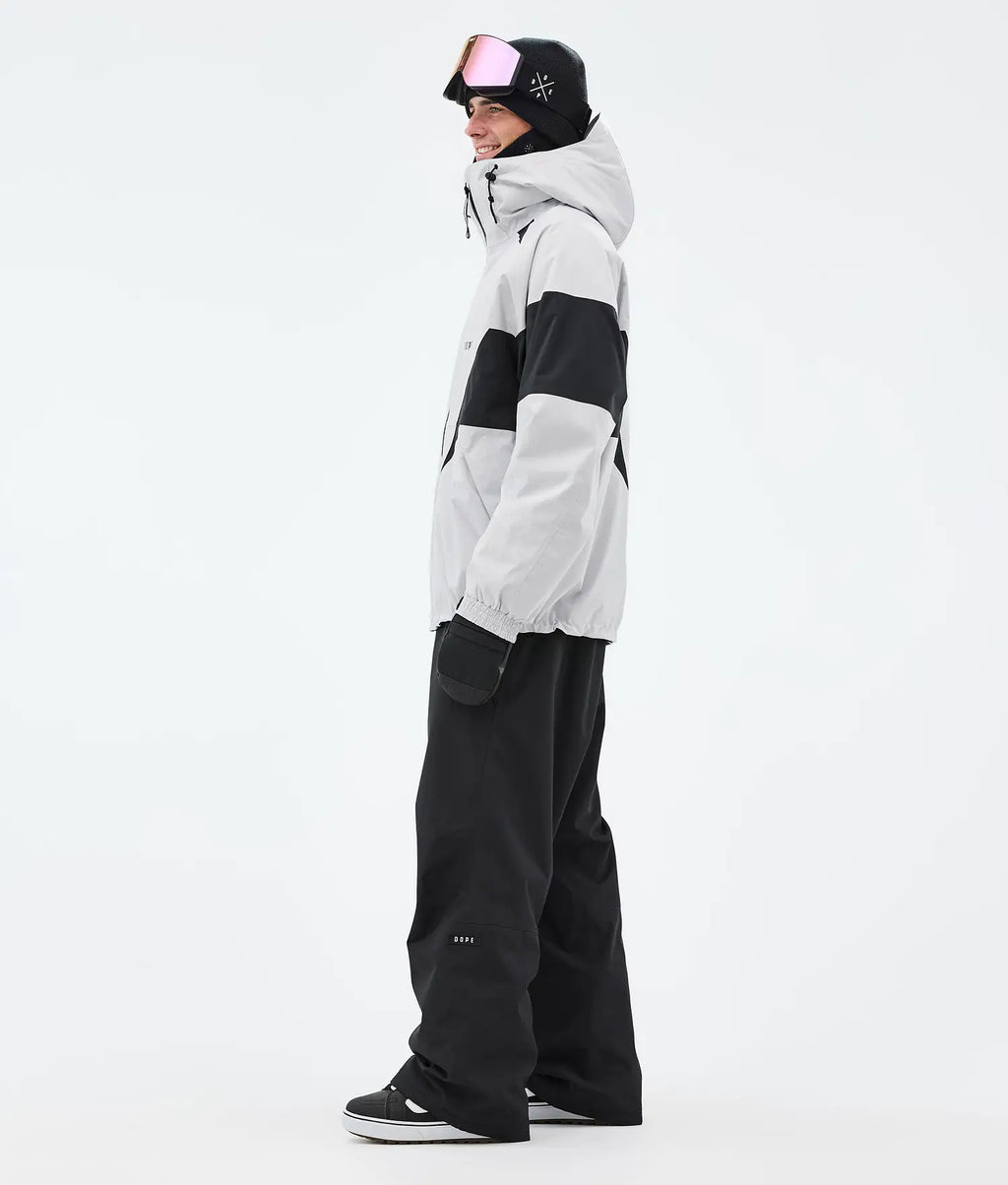 Spartan Snowboard Jacket Men Spike Light Grey/Black