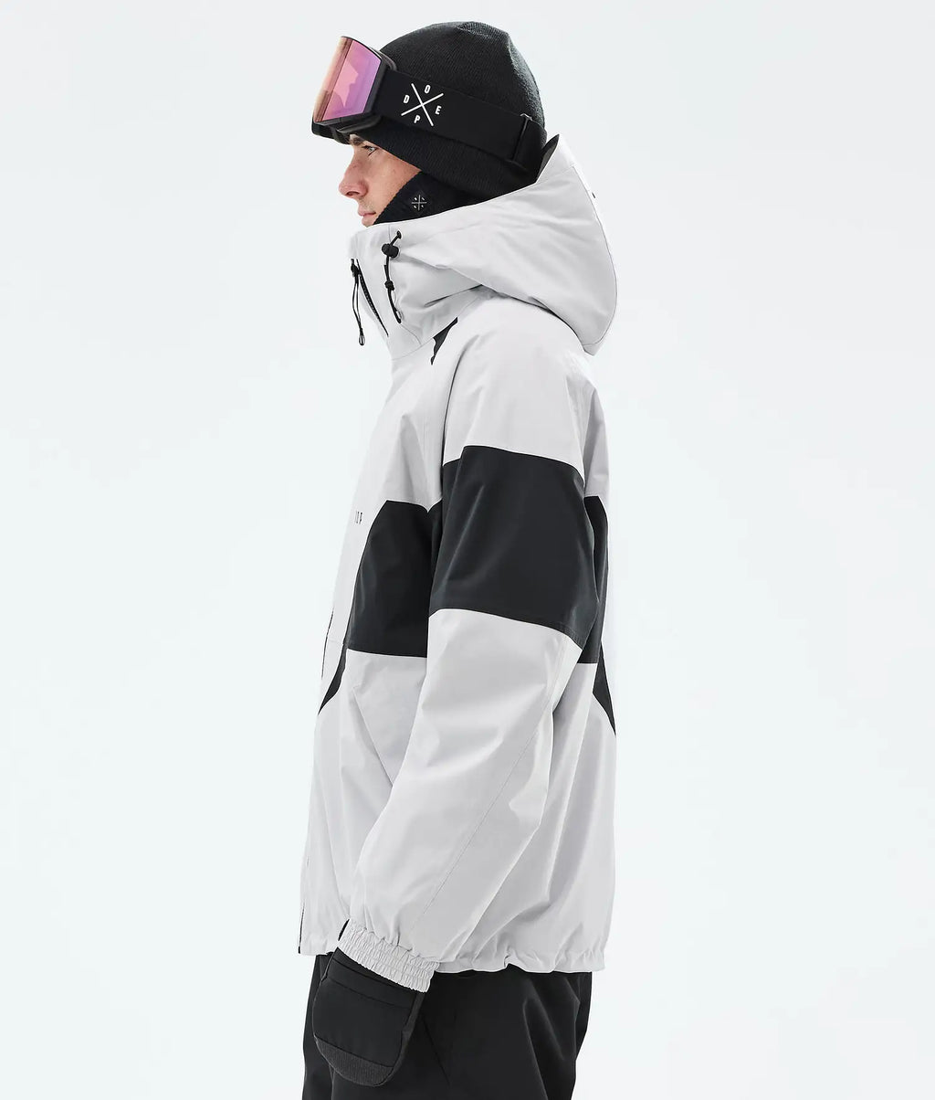 Spartan Snowboard Jacket Men Spike Light Grey/Black