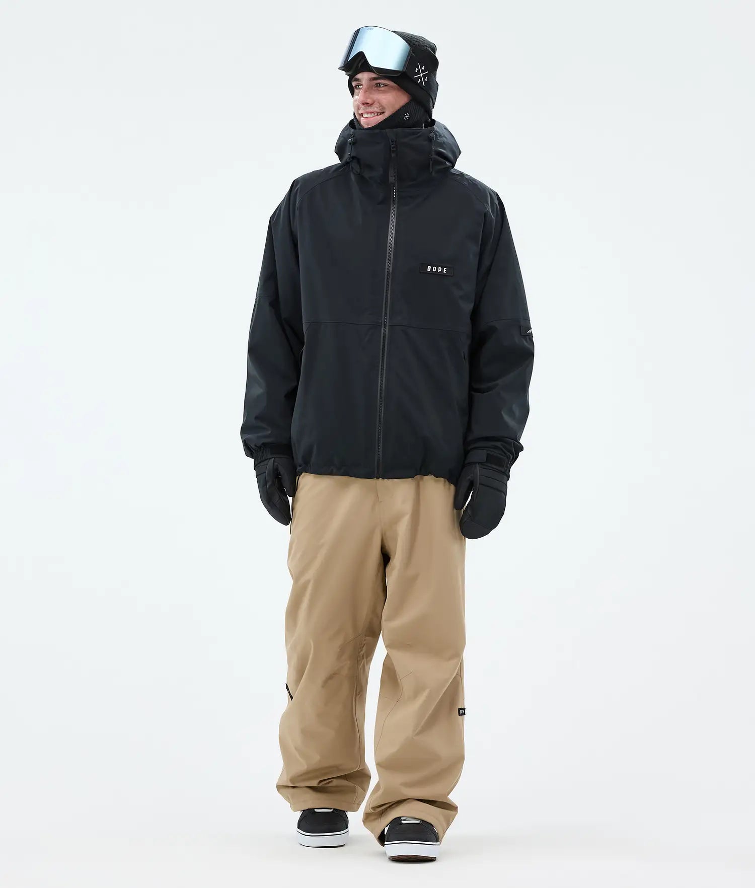 Big snowboard pants men's khaki