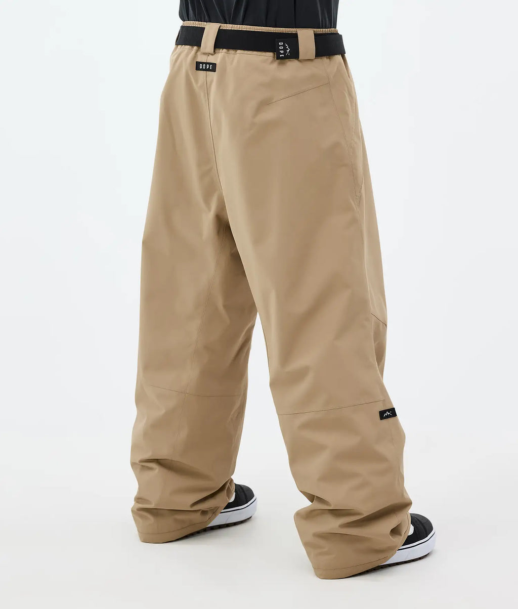 Big snowboard pants men's khaki