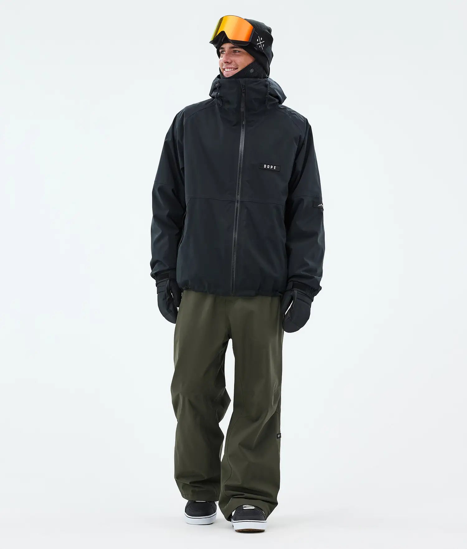 Big Snowboard Pants Men Olive Green novo