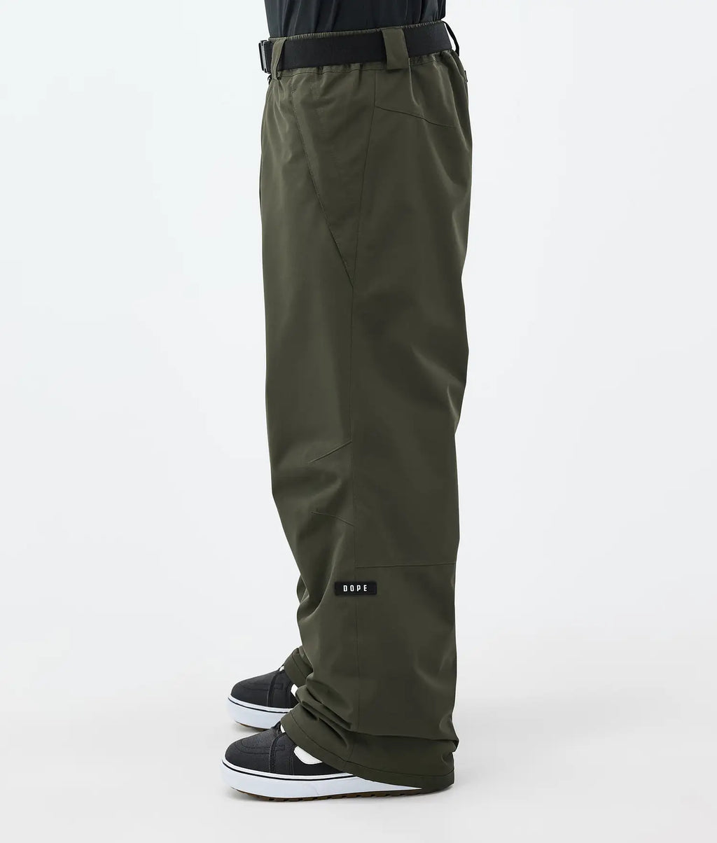 Big Snowboard Pants Men Olive Green