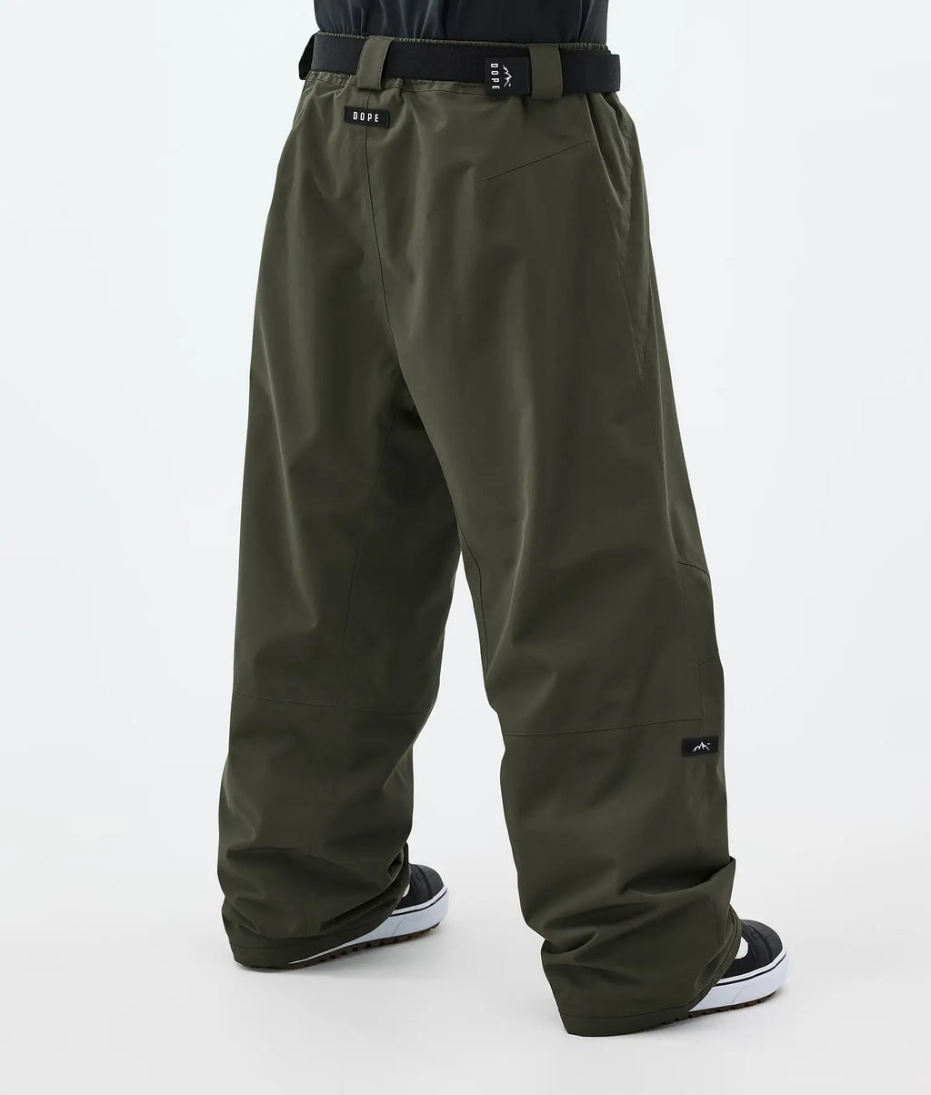 Big Snowboard Pants Men Olive Green
