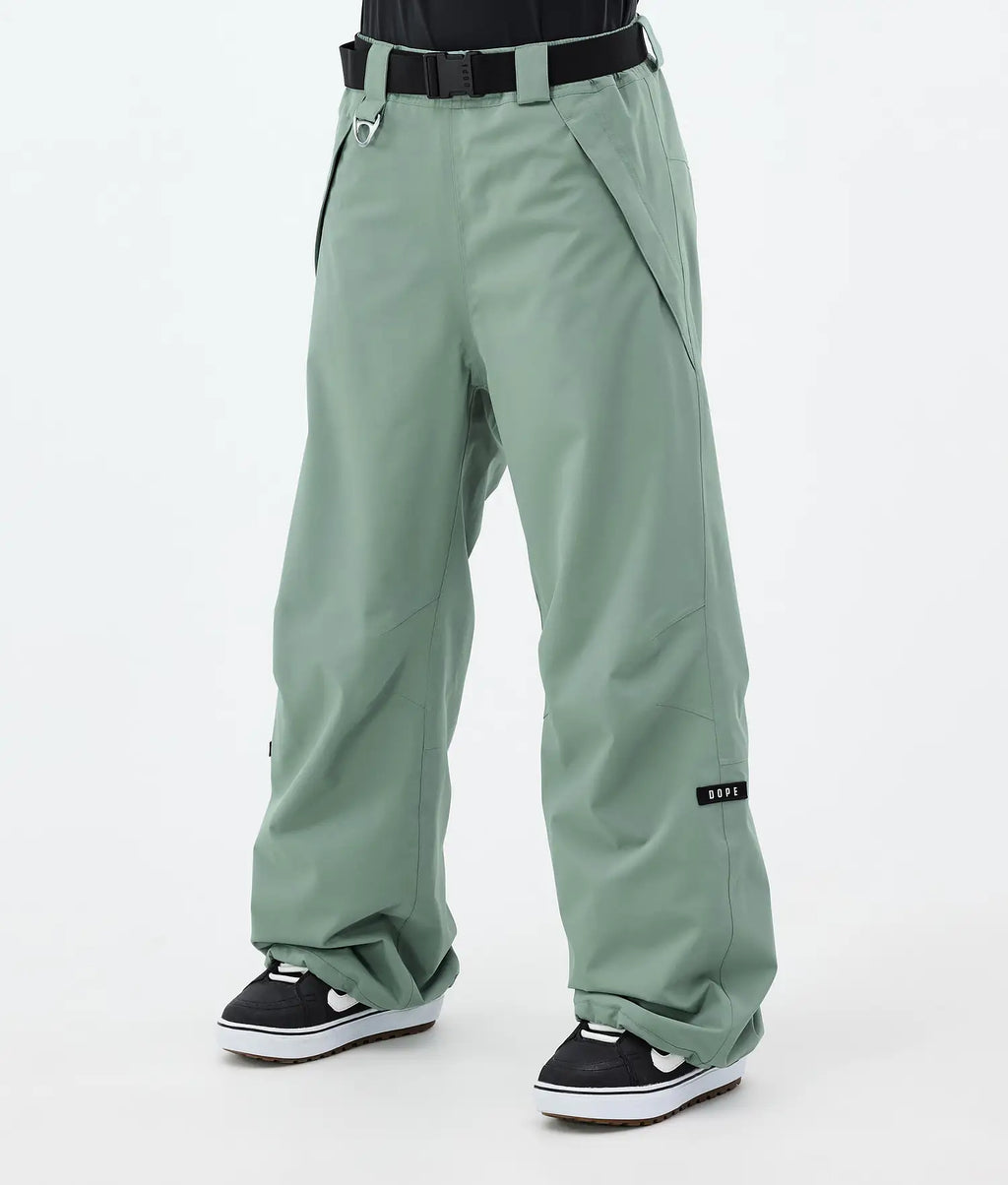 Big W Snowboard Pants Women Faded Green novo