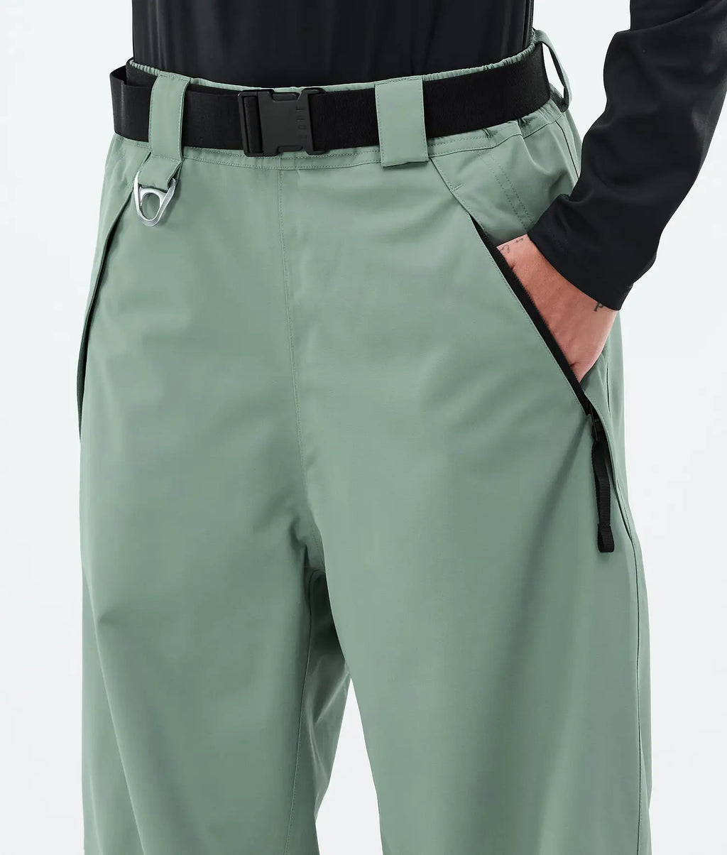 Big W Snowboard Pants Women Faded Green novo